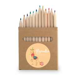Cajita lápices personalizado con circo