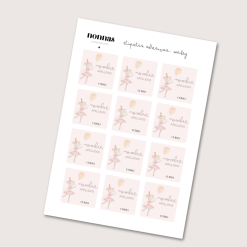 PEGATINAS ADHESIVAS CUADRADAS