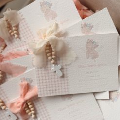 Recordatorio angelito vichy rosa