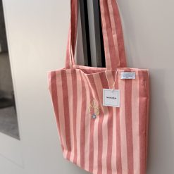 Tote rayas fresa